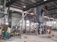 Máquina de revestimiento para modificación superficial de polvo LHF